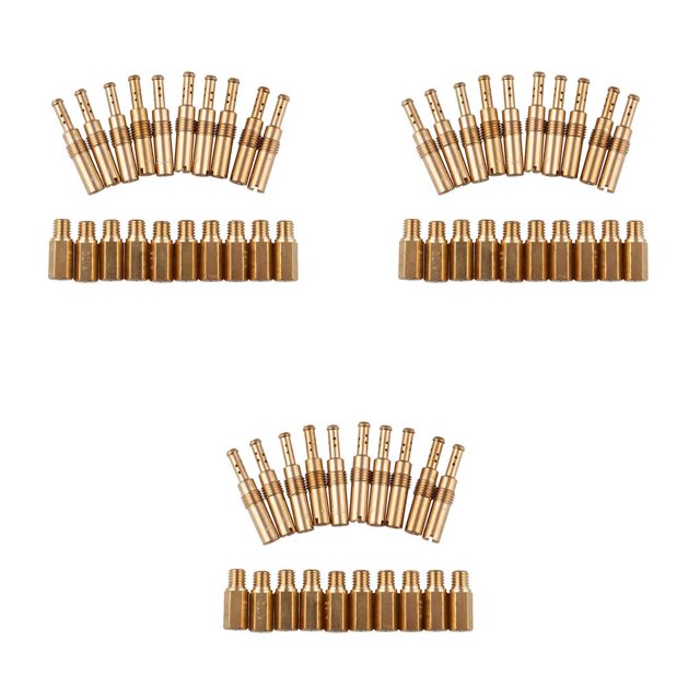 Maoww 20 Pieces Carburetor Fuel Nozzle Wear-resistant High Density Slow Pilot Jets 3Set