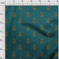 thumbnail image 2 of oneOone Cotton Cambric Fabric Paisley Block Printed Craft Fabric BTY 56 Inch Wide, 2 of 4