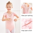 thumbnail image 2 of Birdeem Baby Girls Childrens Dance Clothes Summer Short Sleeves Training Clothes Ballet One-Piece Performance Clothes, 2 of 8