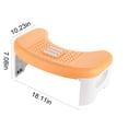 thumbnail image 3 of Dvkptbk Assistance Steps Folding Toilet Stool, Squatting Poop Stool, Bathroom Potty Step Stool, Toilet Assistance Steps, Step Stool, Fits All Toilets, Detachable ＆ Stackable, 3 of 8