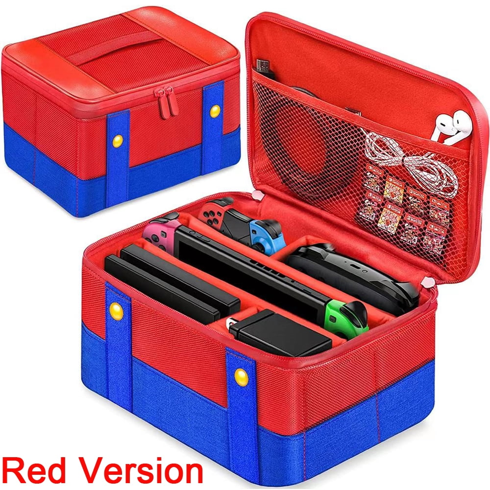 New Switch Carry Protective Case for Nintendo Switch OLED Console Pro Controller Travel Storage Bag Case For Switch Accessories Red