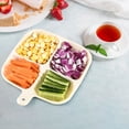 thumbnail image 4 of pstuiky Wall Mounted Hot Pot Tray Vegetable Prep & Soy Dipping Dish Storage Multi-Compartment Organizer, 4 of 6