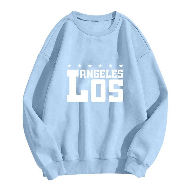 MesaSe Sweat-Shirt Mode pour Femmes Sweat-Shirt Col Rond Pull Imprimé Lettre Hoodie