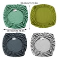 thumbnail image 3 of kurtrusly Chair Cover Slipcover Stretch Seat Computer Protection Set Anti-Dirty Thicken Solid Home Wedding Universal Decoration Silver Gray/Set 1Set, 3 of 6