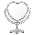thumbnail image 1 of MasteelfCA Retro Heart Shape Makeup Mirror for Dresser Vanity Desktop Bathroom Bedroom, 1 of 8