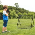 thumbnail image 2 of HOMCOM Rebounder Net Football Training Aid Kickback Target Play Black, 2 of 10