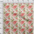 thumbnail image 3 of oneOone Cotton Poplin Red Fabric Floral Sewing Craft Projects Fabric Prints By Yard 56 Inch Wide-M4, 3 of 4