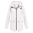 thumbnail image 1 of Veste Décontractée pour Femme, Unie, Extérieure, Grande Taille, à Capuche, Coupe-Vent, Ample, 1 of 4