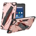 thumbnail image 1 of Mignova All-New Fire 7 9th Generation 2019 Case, [Handle Stand] Durable Dual Layer Back Cover Anti-Slip Shockproof Armor Defender Protective Case for Amazon Fire 7 9th Generation 2019(Rose Gold), 1 of 7