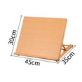 thumbnail image 2 of yuksok Tabletop Easel Kids Beginner Adults 45x35x30cm, 2 of 6