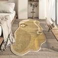 thumbnail image 3 of Area Rugs Rug Cloud Shaped Rug Soft Washable Irregular Rug With Backing For Easy Care Lightweight Throw Blankets for Summer Blankets Pack Fuzzy Throw Knitted Blanket Comfy Blanket Flannel Throw, 3 of 4