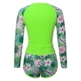 thumbnail image 3 of Kcodviy Women 2 Piece Long Sleeve Guard Women Sleeve Rash Guard with Guard for Women Plus Size Built in Bra Swimsuits Long Sleeve Guard Upf 50+ Swim Shirt Surf Guard for Men with Boyshort Bottom, 3 of 7