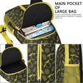 thumbnail image 3 of Fresh Yellow Lemon Print Sling Backpack, Cute Summer Fruit Design Crossbody Daypack with Retro Vintage Floral Patterns, Lightweight and Durable, 3 of 5