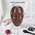 thumbnail image 3 of 5D Silicone Cosmetology Mannequin Board, Full Face Makeup Practice for Beginners,& Easy to Clean, 3 of 8