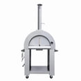 thumbnail image 1 of Crown Wood Fired Stainless Steel Outdoor Pizza Oven, Accessories Included | HPO01RS, 1 of 13