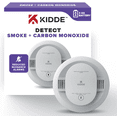 thumbnail image 1 of Kidde Combination Alarm ( Smoke and Carbon Monoxide ), White, AA Battery Operated, 1 of 6