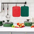 thumbnail image 4 of HAOAN 5 Pcs Supports de Pot pour Cuisine Résistant à la Chaleur Rose Support de Pot en Coton Multifonction Lavable en Machine Gant de Four avec Poche à Boucle pour Cuisson Quotidienne, 4 of 6
