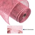 thumbnail image 3 of Unique Bargains PP Burlap Mesh 10' x 10 Yards Decorative Wrapping Ribbon, Rose Pink 1 Roll, 3 of 5