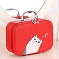 thumbnail image 4 of relayinert Multifunctional Cartoon Portable Travel High Capacity Double Layer Makeup Cosmetics Case Box, 4 of 8