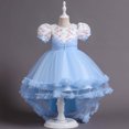 thumbnail image 2 of Robes de Princesse pour Filles Robes pour Enfants Filles Robe de Princesse Sans Manches Robe en Maille Fleur Robes pour Petites Filles Robes Fleuries pour Filles, 2 of 9