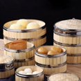 thumbnail image 2 of 1 Set Chinese Bamboo Kitchen Food Steamer, 2 of 5