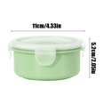 thumbnail image 3 of EGNMCR Kitchen Gadgets, Kitchen Accessories Mini Refrigerator Storage Box Small Lunch Box Kitchen Bento Box Plastic Storage Box Suitable For Cooked Food Preservation preservative boxs, 3 of 6