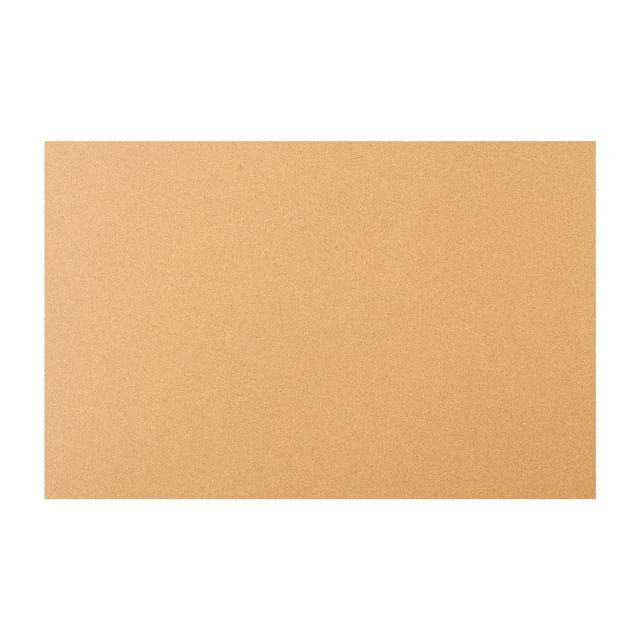 Jelinek Cork Shelf Liner with Self-Adhesive Backing, a flexible natural cork sheet measuring 2 feet by 3 feet with a textured light brown surface, designed for kitchen drawer and shelf protection and organization, providing cushioned grip and easy installation.