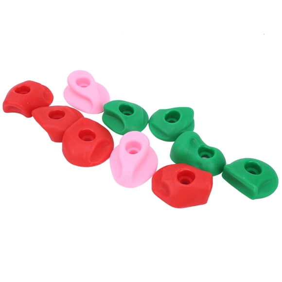 10pcs Ensemble de grandes grandes roches multiples contient des poignées de paroi rocheuse en plein air pour les amateurs d'escalade