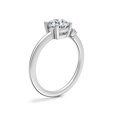 thumbnail image 3 of 0.70 Carat Excellent Round Shape Genuine Diamond Latest Design Solitaire Engagement Ring for Ladies Solid 18K White Gold Size 7.5, 3 of 8