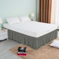 thumbnail image 2 of Subrtex Easy Fit Bed Skirts , Wrap Around Dust Ruffle with Long Tailored Drop, 2 of 6