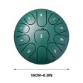 thumbnail image 3 of Fridja Clearance Under 5$ Outdoor Rain Drum 6 Inch 11-note Little Pattern Steel Tongue Drum Outdoor Musical Instruments Create In Your Garden, 3 of 3