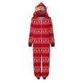 thumbnail image 1 of Pyjama Parent-Enfant Chaud Ensemble de Noël Imprimé Tenue d'Intérieur Pyjama à Capuche Mamans Combinaison Femmes Pyjamas en Liquidation, 1 of 6