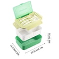 thumbnail image 5 of Dvkptbk Lunch Box Plastic Lunch Box Fresh-Keeping Box Microwave Oven Heating Sealed Thermal Insulation Bento Box Lunch Box with Tableware Camping Essentials, 5 of 5