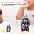 thumbnail image 4 of Binwennn Writing Cards Blank with Envelope 25 Birthday Cute Cartoon Candy Packaging Card Cartoon Animal Card Holding Candy Animal Card Suitable For Candy Decoration 10pc, 4 of 7