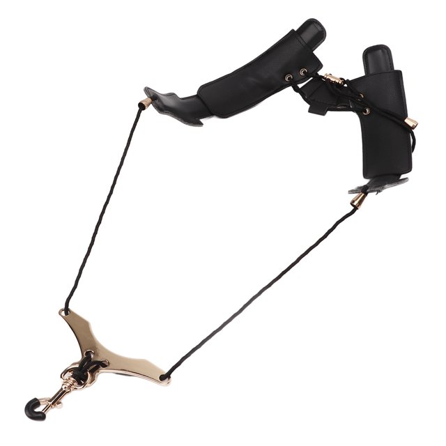 Ceinture en Sax, Harnais de Saxophone Sangle en Cuir PU Instrument Réglage Simple pour Jouer