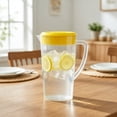 thumbnail image 1 of Dvkptbk cold water jug Cold Drink Jug Cup Transparent Jug Drinkware Cold Kettle Coffee Cold Brew Pot Home Use Large Capacity Beverage JuiceTea Drink Bucket, 1 of 7
