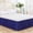 Navy_Hot#819, variant on Summer Savings Violete Bed Skirt Wrap Around Elastic Ruffles with Elastic Belt