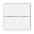 thumbnail image 1 of Bouton d'Interrupteur de Scène Sans Fil, Plaque Murale d'Interrupteur Intelligent, Alimenté par Pile, Tuya/Smart Life, Télécommande d'Application pour Appareils de Maison Intelligente (Requiert ZigBee Hub), Blanc, Lot de 4, 1 of 8