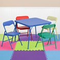 thumbnail image 1 of Flash Furniture Ensemble Coloré de Table et de Chaise Pliante de 5 Pièces pour Enfants, 1 of 1