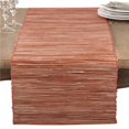 thumbnail image 1 of Saro Lifestyle 217.RU1490B Chemin de Table en Jacinthe d'Eau Nouée Scintillante de 90 Po, Rouille, 1 of 1