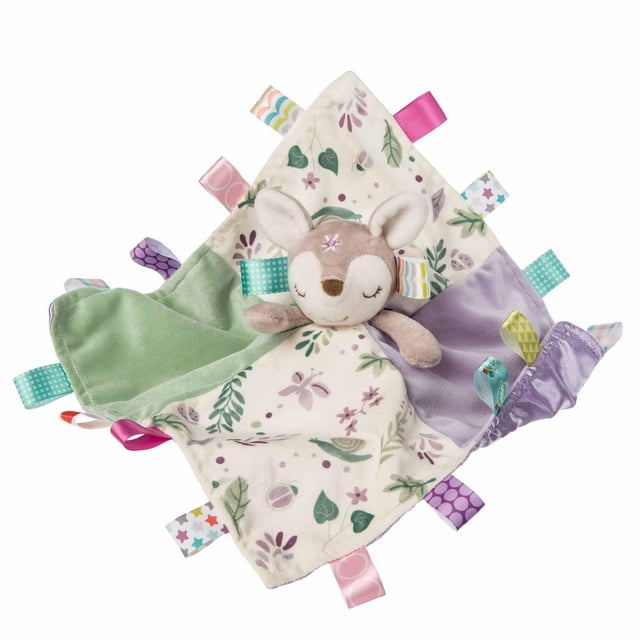Mary Meyer - Baby Taggies Flora Fawn Character Blanket, Security Blanket, Lovey, Soft Toy, Machine Washable, Baby Shower Gift, 13"