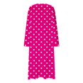 thumbnail image 3 of Erwazi Chemises de Nuit pour Femmes Maxi Col Rond Manches Longues Pyjama Confortable Imprimé Ample Doux Décontracté Robe de Nuit Douillette, 3 of 5