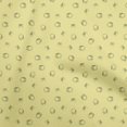 thumbnail image 1 of oneOone Rayon Yellow Fabric Retro Headphones Craft Projects Decor Fabric Printed By The Yard 56 Inch Wide, 1 of 5