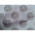 thumbnail image 4 of oneOone Cotton Cambric Fabric Floral Block Printed Craft Fabric BTY 56 Inch Wide, 4 of 4
