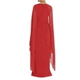 thumbnail image 4 of Meichang Robes Maxi Formelles pour Femmes Invitées de Mariage Robe Fendue Grande Taille Robes Moulantes Fluide Évasée Robe Longue en Mousseline Robe de Soirée Robe de Bal, 4 of 7