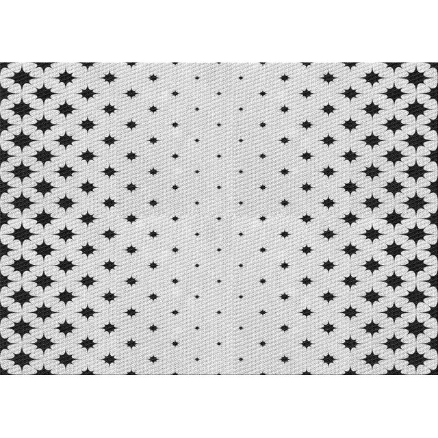 Ahgly Company Tapis d'Intérieur Lavables en Machine Rectangle Transitionnel Gris Platine, 4' x 6'