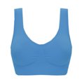 thumbnail image 2 of Intimates Bandeau Padded Stretchy Double Women Removable Bra Top Size Strapless Plus XL, 2 of 2