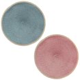 thumbnail image 1 of Napperon tissée Hometrends avec bord en jute, 15" de diamètre.", 1 of 7