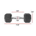 thumbnail image 2 of CAP Barbell Coated Hex Dumbbell, Single 3 - 100 lb, 2 of 6
