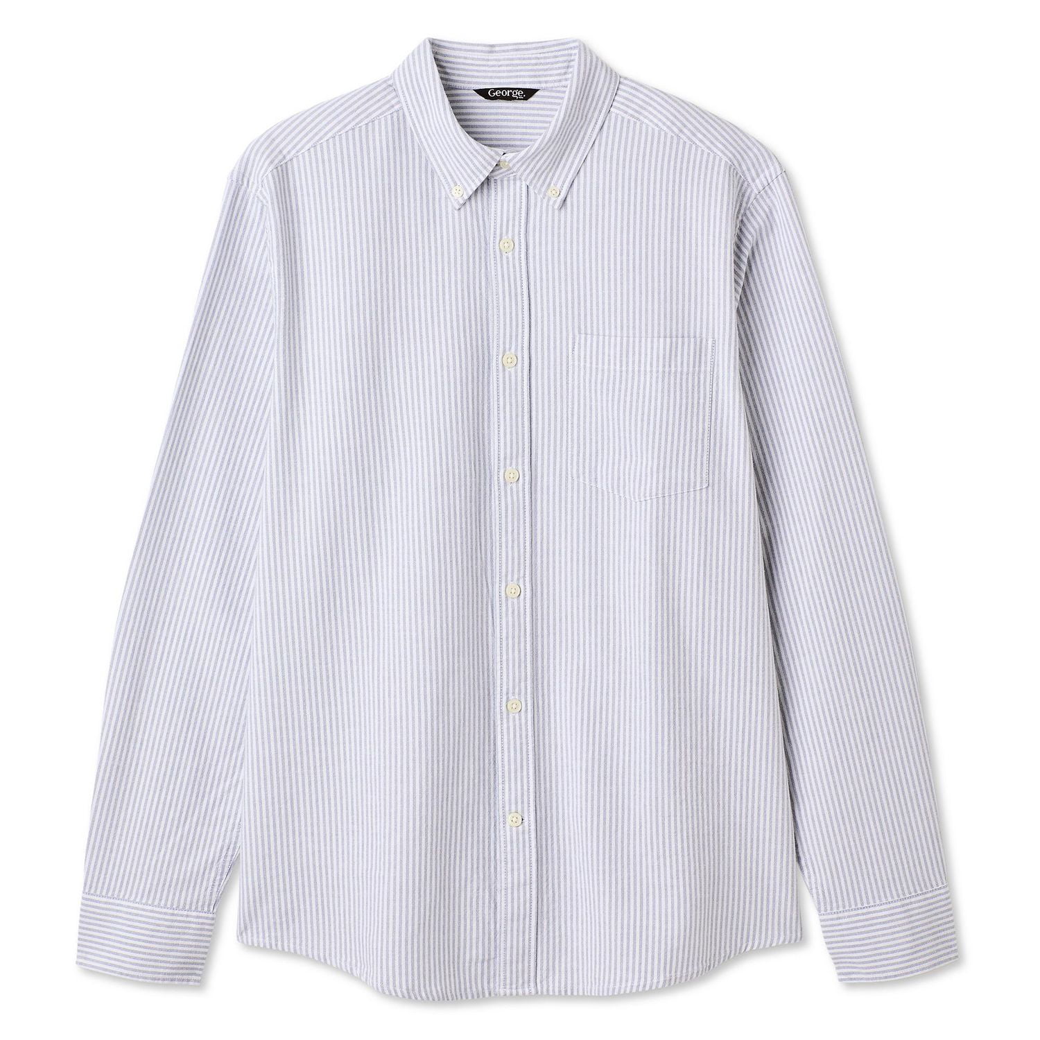 George Men's Long-Sleeve Button-Down Shirt